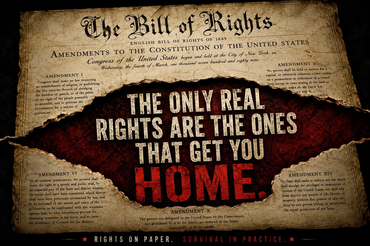 The Only Real Rights Are the Ones That Get You Home